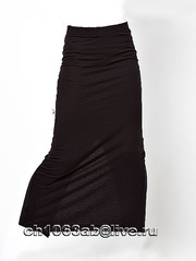 Юбка макси – черная Plaza South