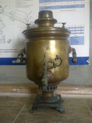 антикв. самовар бр.Шамериных 19в, счет.маш. курск, кульверина 19в